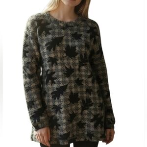 Woolrich Leaf Print Cozy Fleece Pullover